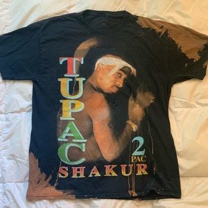 Bleach spot Tupac t-shirt